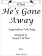 He's Gone Away Concert Band sheet music cover